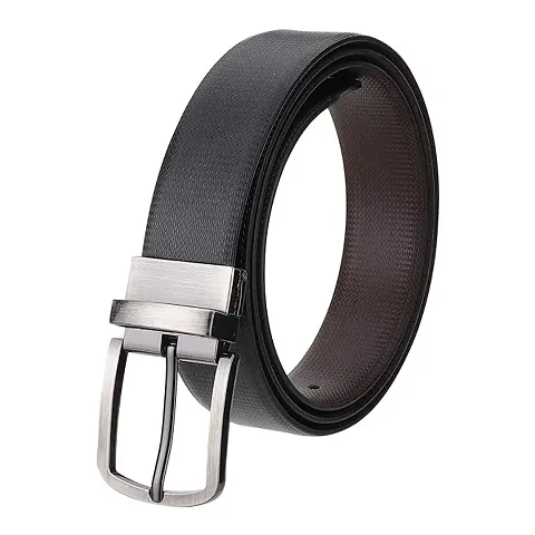 KEZRO Mens Reversible Genuine Leather Belt - FSH114