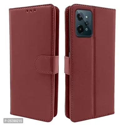 Realme C31 Brown Flip Cover