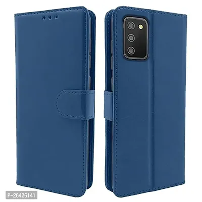 Samsung Galaxy M02s, A02s, F02s Blue Flip Cover-thumb0