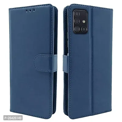 Samsung Galaxy M51 Blue Flip Cover