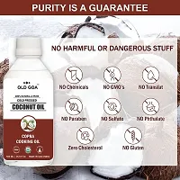 OLD GOA Cold Pressed Organic Natural Pure Cold Pressed Coconut For Healthy Hair and Great for Cooking  Personal Care - 500 ml-thumb1
