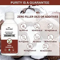 OLD GOA Cold Pressed Organic Natural Pure Cold Pressed Coconut For Healthy Hair and Great for Cooking  Personal Care - 500 ml-thumb3