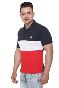 FC Men Colour Block T-Shirt Red-thumb2