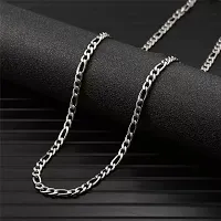 Alluring Silver Metal Chain For Men-thumb1