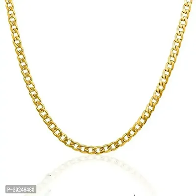 Stylish Golden Stainless Steel Chain For Men