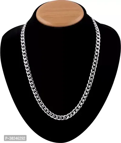 Stylish Silver Stainless Steel Chain For Men