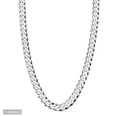 Stylish Silver Stainless Steel Chain For Men-thumb0