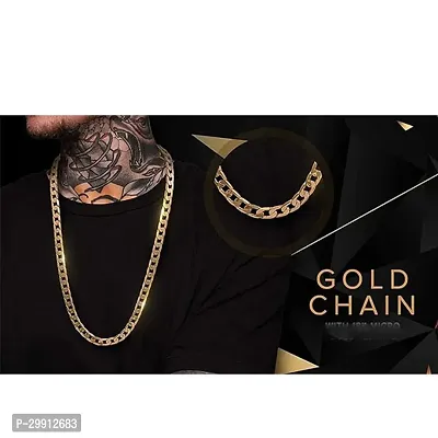 Alluring Golden Stainless Steel Chain For Men-thumb3