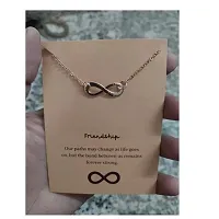 Oscar Gold-plated Infinity friendship forever chain necklace for girls and women Alloy Pendant-thumb1