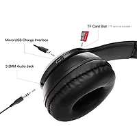 P47 Bluetooth Wireless On Ear Headphones With Mic Portable Sports Stereo Fm, Memory Card Support-thumb1