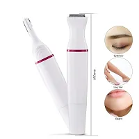 Hair Remover, Bikini Trimmer, Epilator, Grooming Kit. Trimmer 40 min Runtime 4 Length Settings  (Red, White)-thumb1