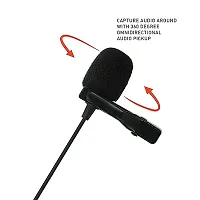 3.5mm Clip On Mini Lavaliere Microphone Coller Mike mic Mobile Mike-thumb4