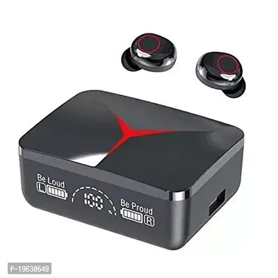 Earbuds M90 Pro Upto 40 Hours Playback with ENC Technology Bluetooth Headset  (Black, True Wireless)-thumb5