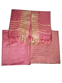 za handloom Women Cotton Silk Un-Stitched Dress Material-thumb3