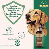 PETCAST Anti hairfall Oatmeal Protien Shampoo With Shea Butter For Dogs And Cats 300ML Allergy Relief Whitening and Color Enhancing Antimicrobial WITH PET FRIENDLY FRAGNANCE SHEA BUTTER Dog Shampoo 300 ml-thumb3