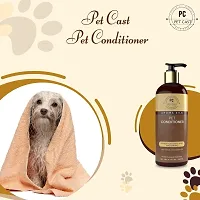 PETCAST Combo Of 3 Tick N Flea Shampoo And Conditioner And Diamond Sparkle Perfume600Ml Allergy Relief Flea and Tick Conditioning Natural Dog Shampoo 600 ml-thumb2