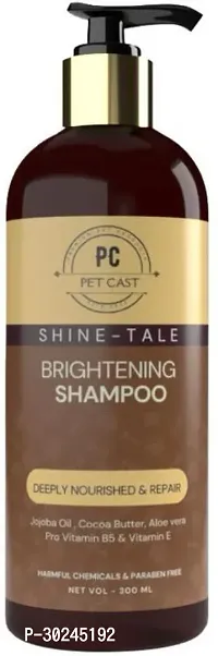 PETCAST COMBO OF 2 SHINE TALE BIGHTNINGSHAMPOO And SECRET GARDEN PET PERFUME 400ML Whitening and Color Enhancing PET FRIENDLY FRAGRANCE Dog Shampoo 400 ml-thumb2