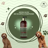 PETCAST COMBO OF 2 SHINE TALE BIGHTNING SHAMPOO And AROMAGLOW 2in1 SHAMPOO 600ML Antimicrobial PET FRIENDLY FRAGRANCE Dog Shampoo 600 ml-thumb2