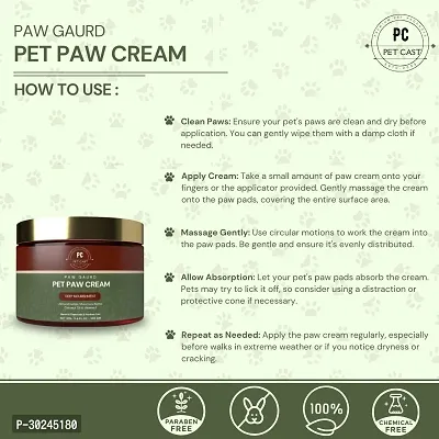 PETCAST COMBO OF 2 PAW GUARD PAW CREAM And SECRET GARDEN PET PERFUME 100ML And 100G Antimicrobial PET FRIENDLY FRAGRANCE Dog Shampoo 200 ml-thumb3