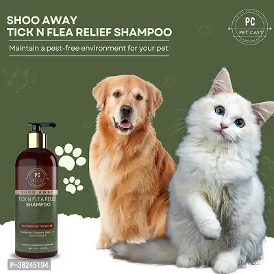 PETCAST COMBO OF 2 AROMA SILK 2in1 SHAMPOO And AROMAGLOW PET CONDTIONER 500ML Whitening and Color Enhancing PET FRIENDLY FRAGRANCE Dog Shampoo 500 ml-thumb2