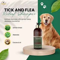 PETCAST SHOOAWAY TICK N FLEA SHAMPOO FOR DOGS AND CATS Flea and Tick Allergy Relief Antimicrobial LONGLASTING FRAGNANCE Dog Shampoo 300 ml-thumb2