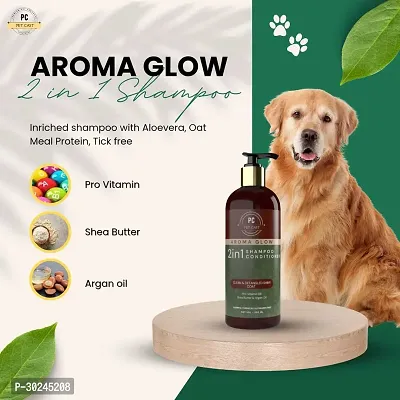 PETCAST AROMAGLOW 2in1 SHAMPOO And CONDTIONER FOR DOGS AND CATSBY PETCAST 300ML Conditioning WITH PET FRIENDLY FRAGNANCE Dog Shampoo 300 ml-thumb3