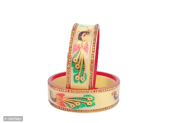 Maxflip Peacock Bangles Set For Womens-thumb2