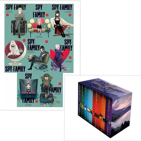 Spy X Family Manga Volumes 1 - 8 + Harry Potter Box Set - Paperback