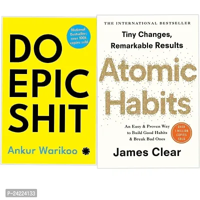 Set of 2 Books  - Do Epic Shit + Atomic Habits -Paperback