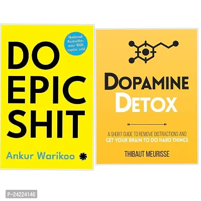 Set of 2 Books  - Do Epic Shit + Dopamine Detox -Paperback-thumb0