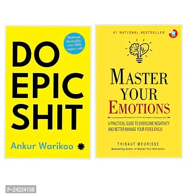 Set of 2 Books  - Do Epic Shit + Master Your Emotions -Paperback-thumb0