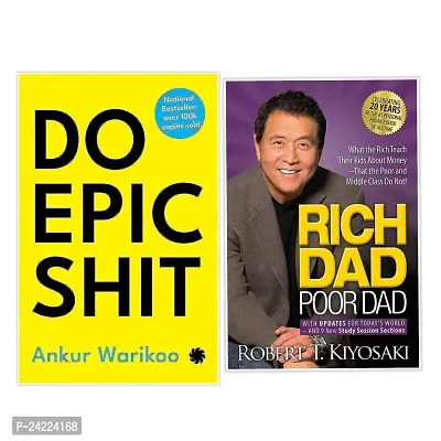 Set of 2 Books - Do Epic Shit + Rich Dad Poor Dad -Paperback