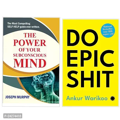Set Of 2 Books - Power Of Your Subconcious Mind + Do Epic Shit - Paperback-thumb0