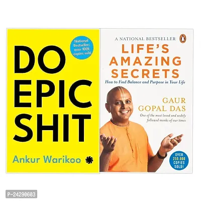 Set Of 2 Books - Do Epic Shit + Life Amazing Secrets - Paperback-thumb0
