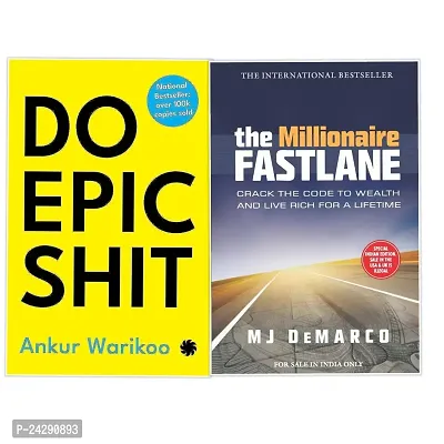 Set Of 2 Books - Do Epic Shit +The Millionaire Fastlane - Paperback