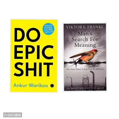 Set Of 2 Books - Do Epic Shit +Man's Search For Meaning- Paperback