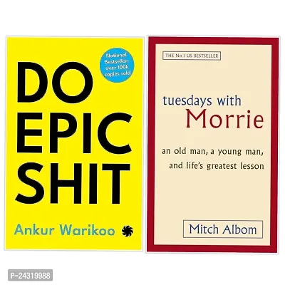 Set Of 2 Books - Do Epic Shit +Tuesdays With Morrie- Paperback