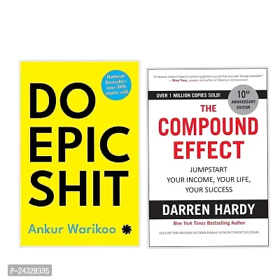 Set Of 2 Books - Do Epic Shit + The Compound Effect - Paperback