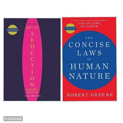 Set Of 2 BOOKS -The Art Of Seduction + THE CONCISE LAWS OF HUMAN NATURE - Paperback-thumb0
