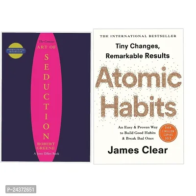 Set Of 2 BOOKS - The Art Of Seduction + Atomic Habits - Paperback