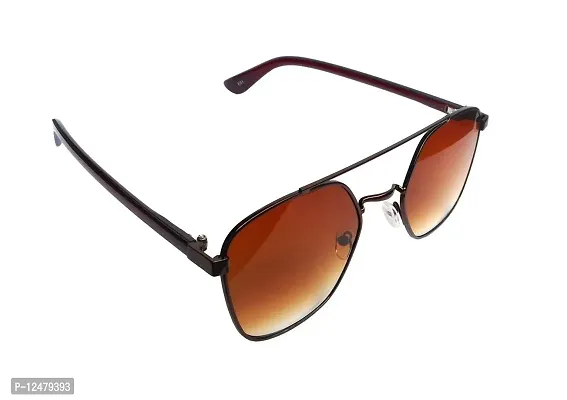Ar Brown Square Sunglasses For Men And Women Mod- K51-thumb0