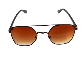 Ar Brown Square Sunglasses For Men And Women Mod- K51-thumb1