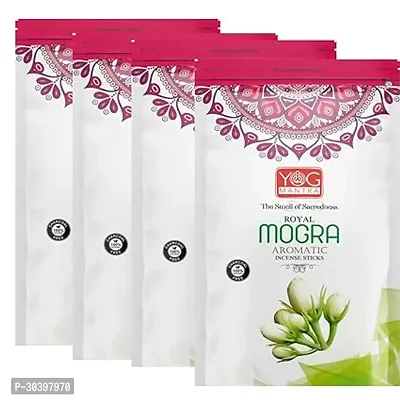 Archita YOG Mantra Zipper Pouch Pack of 4 (Mogra)-thumb0