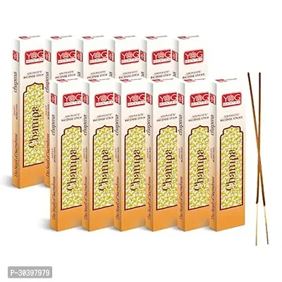 Archita YOG Mantra White Incense Stick Pack of 12 (Champa)-thumb0