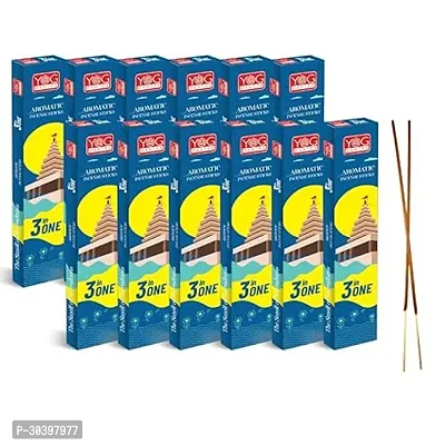 Archita YOG Mantra White Incense Stick Pack of 12 (3 in 1)-thumb0