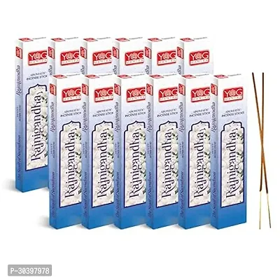 Archita YOG Mantra Incense Stick | Rajnigandha | Pack of 12 | Charcoal free | 100% Toxin-free | Best suited for Meditation, Yoga, Pooja and Aromatherapy-thumb0