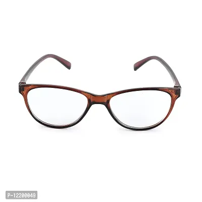 SAN EYEWEAR Women's Cat Eye Spectacles Frame, Brown