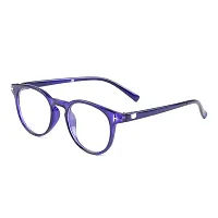SAN EYEWEAR Round Spectacles Frame for Men's & Women's, (Blue)-thumb1