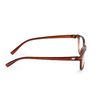 SAN EYEWEAR Women's Cat Eye Spectacles Frame, Brown-thumb2