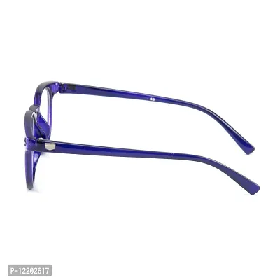 SAN EYEWEAR Round Spectacles Frame for Men's & Women's, (Blue)-thumb4